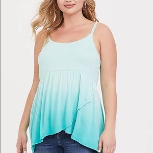 Torrid tulip hem ombré cami